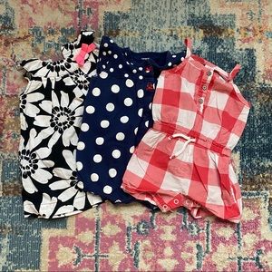 🧁 5/$20 Carters 6 Months Summer Outfits